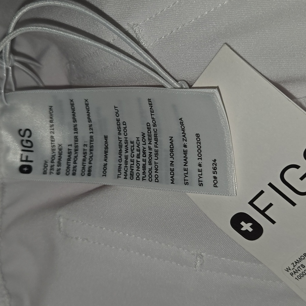 Figs White Zamora Jogger Scrub Pants - Picture 7 of 13
